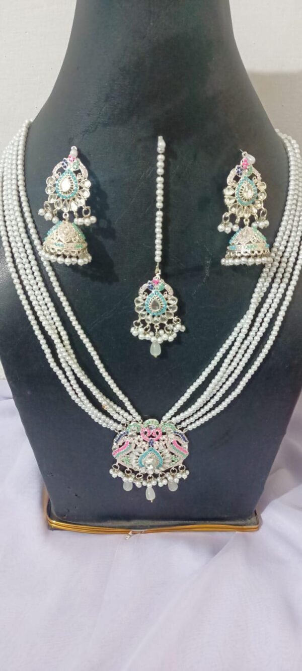 Bridal Multi Layered Mala Set (3 Pcs)