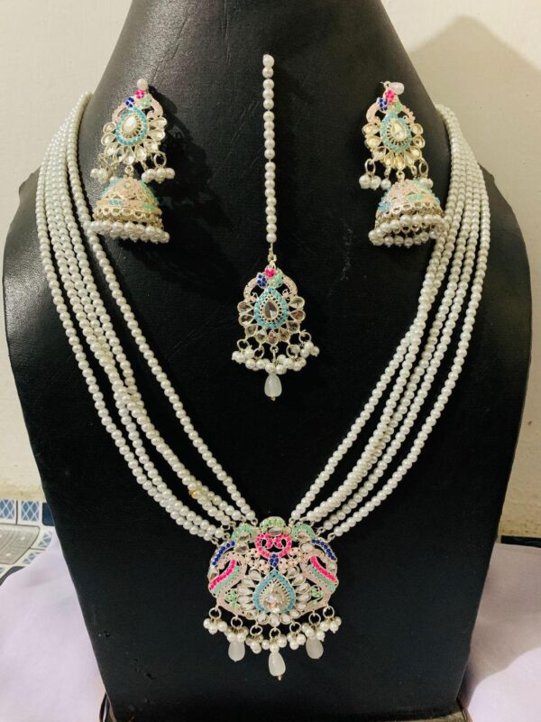 Bridal Multi Layered Mala Set (3 Pcs) - Image 2
