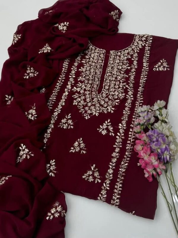 Shafoon traditional Gotta work Suit - Image 6