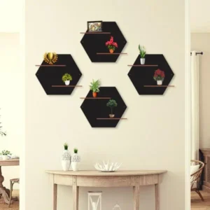 Polygon Shelves home Decor