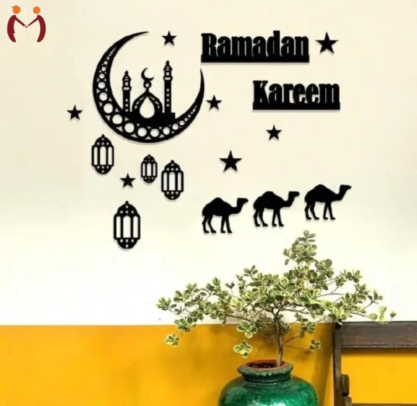 Ramadan Kareem 3D Wooden Wall Art - Image 4